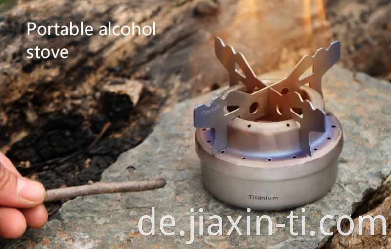 Alcohol Stove With Cross Stand
